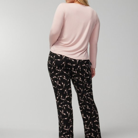NWT Soma COOL NIGHTS Long Sleeve Pj Set - Picture 5 of 5